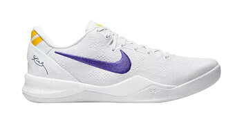 バスケットシューズ バッシュ コービー　8　 ナイキ Nike Kobe 8 Protro Lakers Home White/Court Purple｜バスケ＠TOKYO UltimateCollection 39,358円
