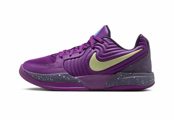 提げ篭シューズ バッシュ スニーカー  ジャ・モラント  ナイキ Nike JA 2 GS Stargazer GS Purple/Lemon-Blue   表どおり 【GS】キッズ