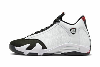 提げ篭シューズ バッシュ  ブラックトゥ  ジョーダン Jordan Air Jordan 14 Retro Black Toe White/Black/Red