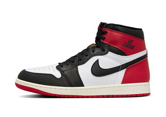提げ篭シューズ バッシュ スニーカー  つま黒  ジョーダン Jordan Air Jordan 1 High Retro OG Black Toe Reimagined White/Black/Red   表どおり