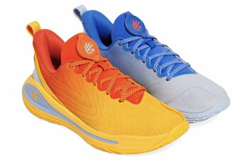 提げ篭シューズ バッシュ   アンダーアーマー UnderArmour CURRY Flow 12  What The Bay Orange/Blue
