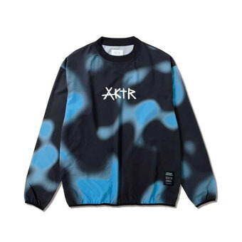 バスケットTシャツ ウェア アクター AKTR BORDERLESS PULLOVER SHOOTING SHIRTS BLACK/BLUE ストリート 【MEN'S】