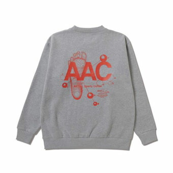 バスケットスウェット お召しもの  秋冬物 出演者 AKTR xSPORTY AAC GRAPHIC CREW NECK SWEAT GRAY   駈けっくら 形づくる 表どおり 【MEN\u0027S】