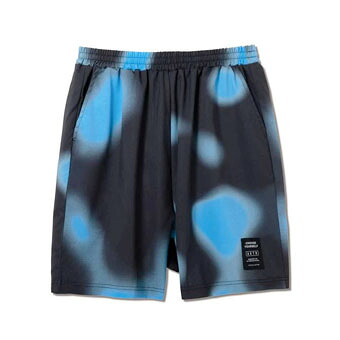 バスケットショーツ バスパン ウェア アクター AKTR BORDERLESS 5.5-INCH SHRT WD PNTS BLACK/BLUE ストリート 【MEN\'S】