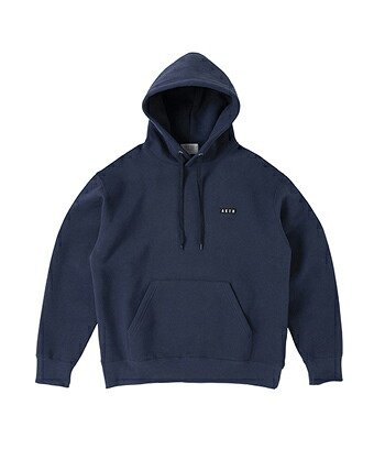 バスケットパーカー ウェア 秋冬物 アクター AKTR 1-PT LOGO SWEAT PULLOVER HOODIE NAVY 【MEN'S】