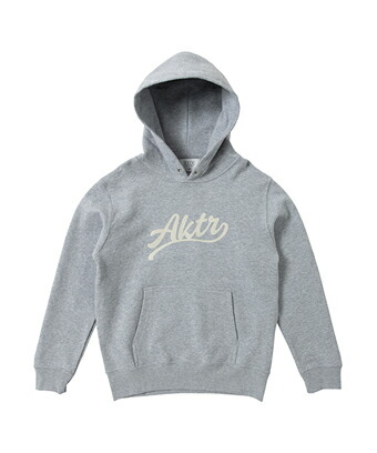 提げ篭パーカー お坊っちゃん キッズ 御召しもの  秋冬物 出演者 AKTR KIDS SCRIPT LOGO SWEAT PULLOVER HOODIE GRAY   【BOY\u0027S】 キッズ 御召しもの