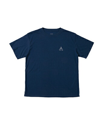 バスケットTシャツ ウェア アクター AKTR TRILINE LOOSE FIT T/C TEE NAVY 【MEN'S】