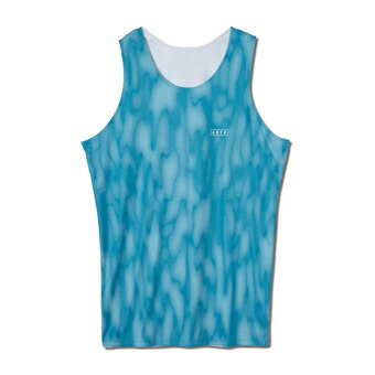 提げ篭ノースリーブ 貯蔵タンクとっ始め 御召しもの   出演者 AKTR MELT CAMO REVERSIBLE TANK BLUExWHITE   【MEN\u0027S】