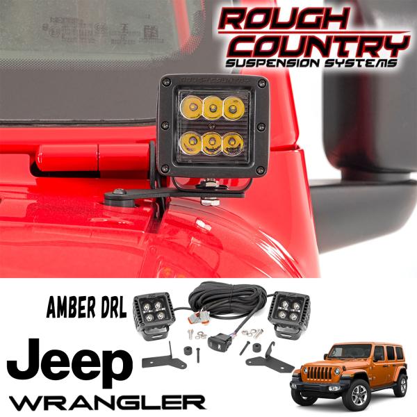 楽天市場】ROUGH COUNTRY 角型2インチBLACKシリーズLEDライト