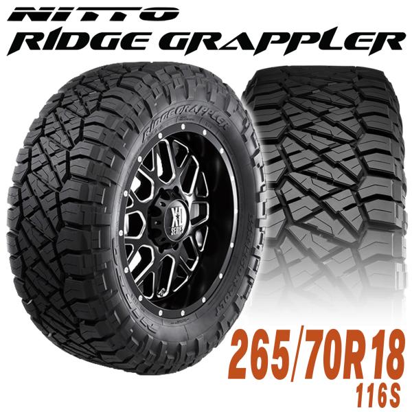 NITTO ニットー RIDGE GRAPPLER リッジグラップラー タイヤ18インチ（1本）265/70R18 116S