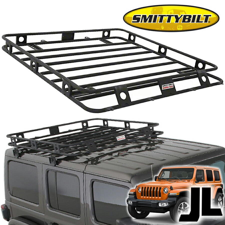 【楽天市場】SMITTYBILT ( スミティビルト ) ディフェンダーラック 18y- ジープ JLラングラー 4ドア用 / JTグラディエーター用  ルーフラック 45454JL : アルティメイト楽天市場店