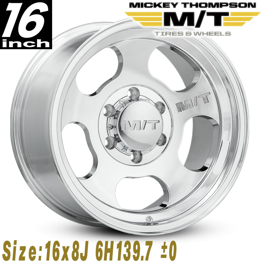 ミッキートンプソン 16インチ MICKEY THOMPSON ミッキートンプソン]16インチアルミホイール 1