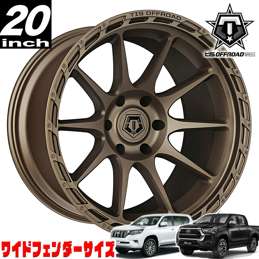 たー　ハイラックスホイール③ USA TOYOTA TRD 正規品】 18インチアルミホイール 1本 18×8J 6H