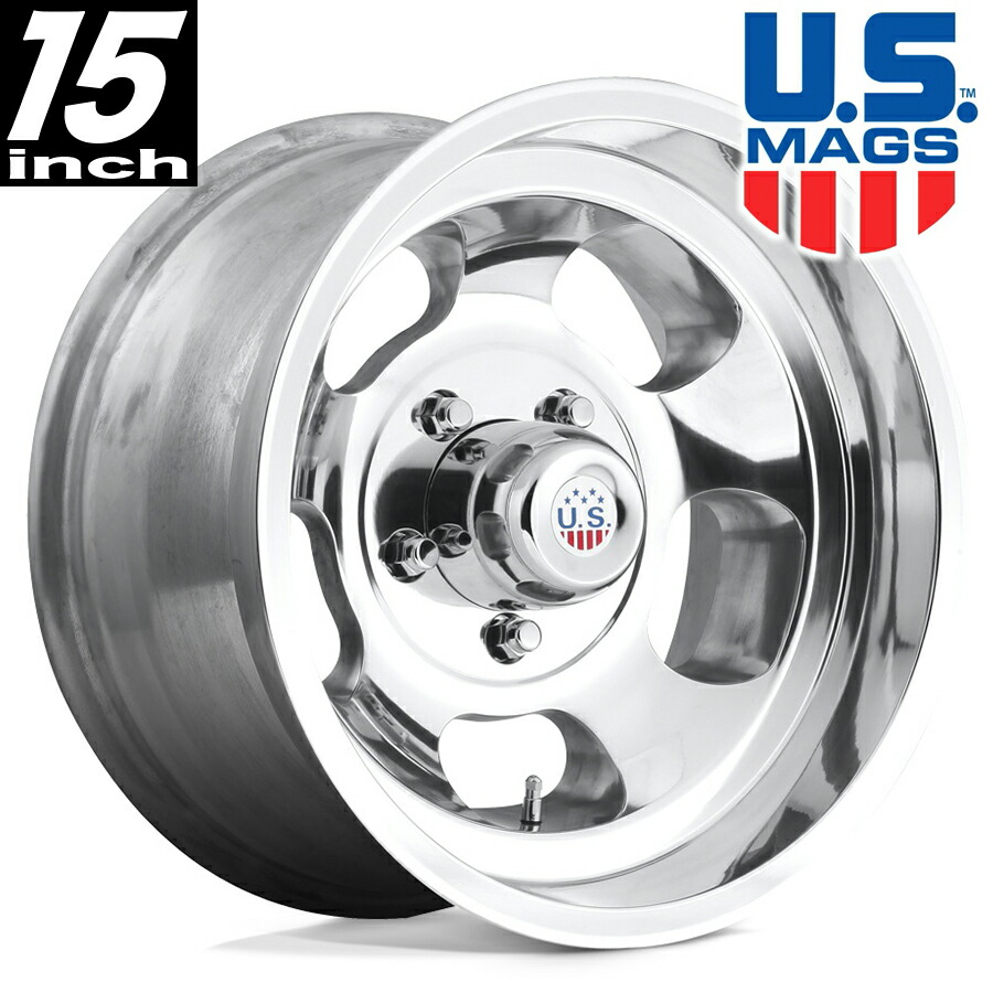 US MAGS (ユーエスマグ) INDY (インディ) ポリッシュ 15インチアルミホイール スズキ ジムニー シエラ ノマド15x8 5H139.7 -12 CB108mm JC74W JB74 U10115808540｜アルティメイト店