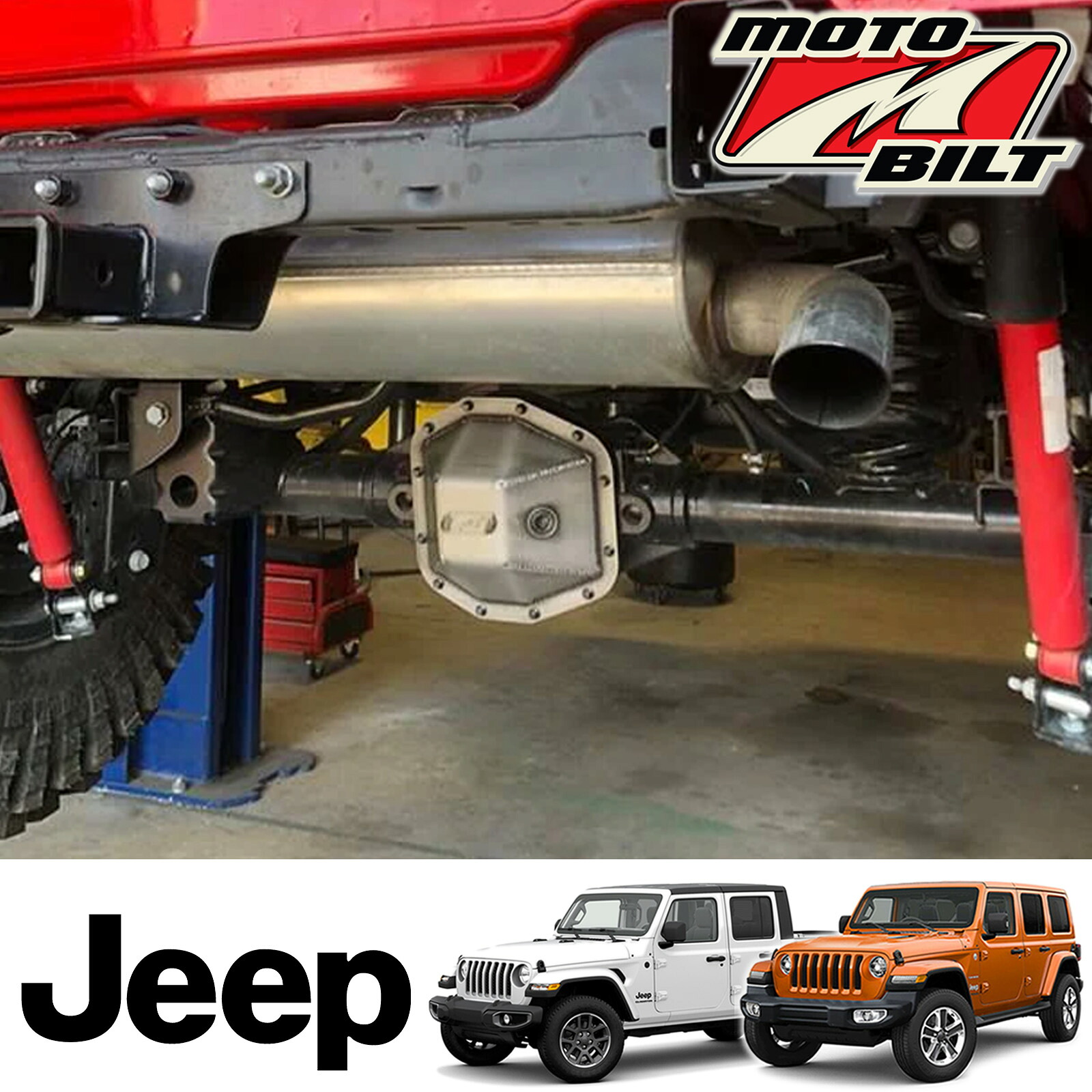 MOTOBILT(モトビルト) リアデフカバー 2018年~ ジープ JLラングラー RUBICON / 2020年~ JTグラディエーター M220 ルビコン MB4073|アルティメイト店