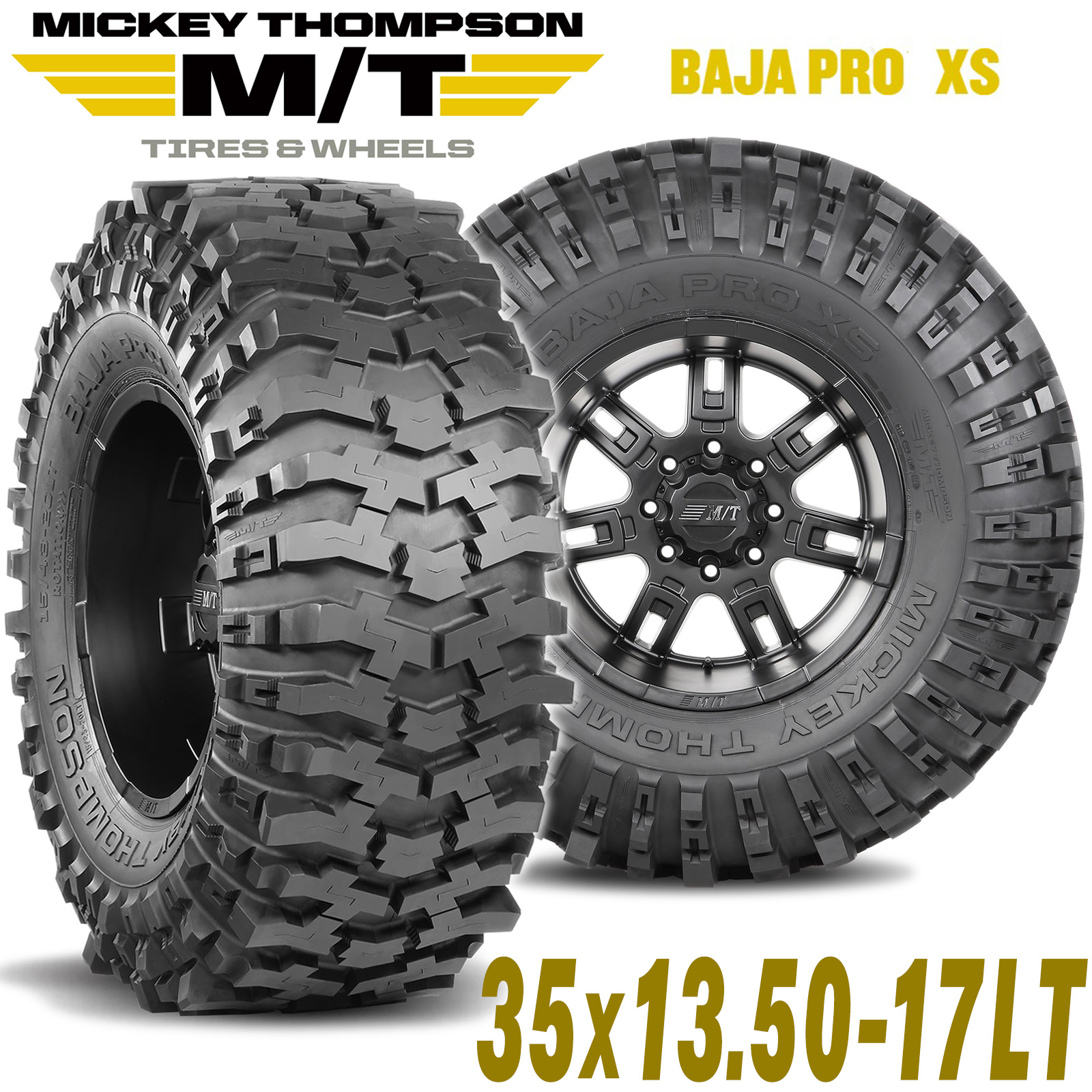 楽天市場】MICKEY THOMPSON ミッキートンプソン BAJA BOSS  MT（バハボスエムティー）22インチタイヤ（1本）37X13.50R22LT ブラックレター ラジアル マッドテレーン MT M/T :  アルティメイト楽天市場店