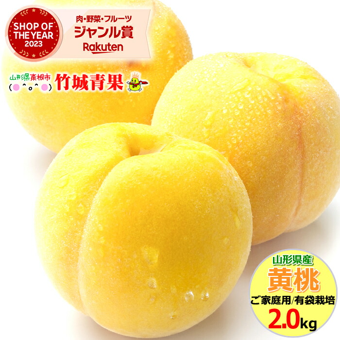 楽天市場】【8月下旬から順次出荷予定】山形県産 もも 黄桃 5kg
