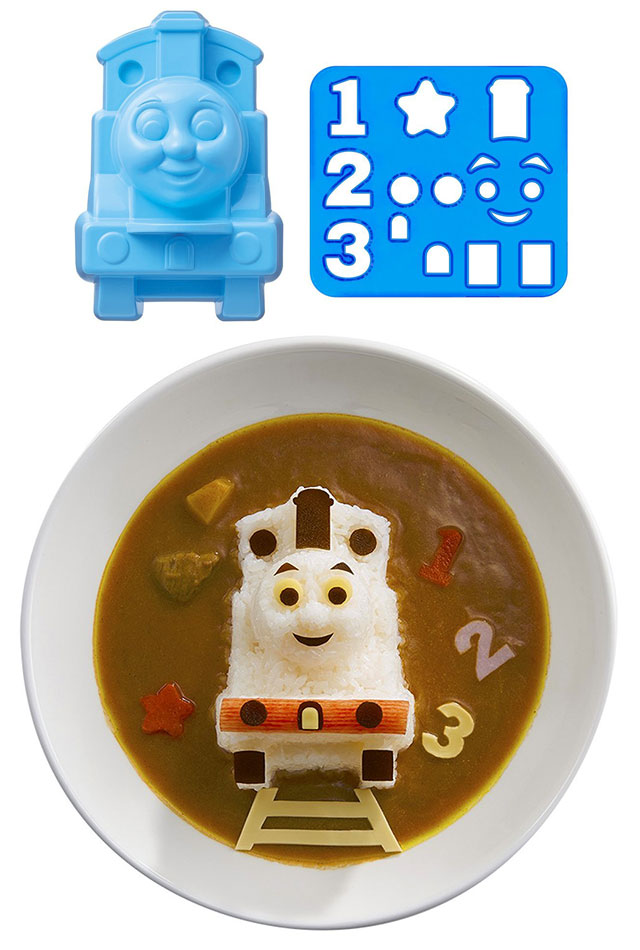 楽天市場 おにぎり押し型 デコカレー ごはん型 トーマス キャラ弁 キャラ弁グッズ デコ弁 Oお弁当グッズ トーマス のデコカレーがおうちで簡単に作れる ウルトラミックス