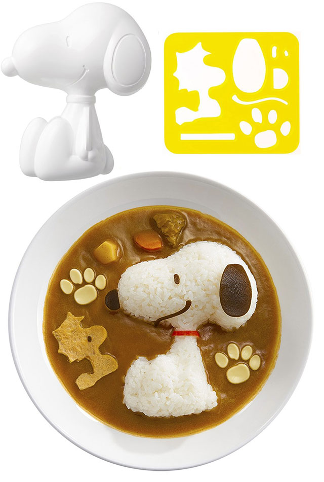 楽天市場 おにぎり押し型 デコカレー ごはん型 スヌーピー キャラ弁 キャラ弁グッズ デコ弁 Oお弁当グッズ スヌーピー のデコカレーがおうちで簡単に作れる ウルトラミックス