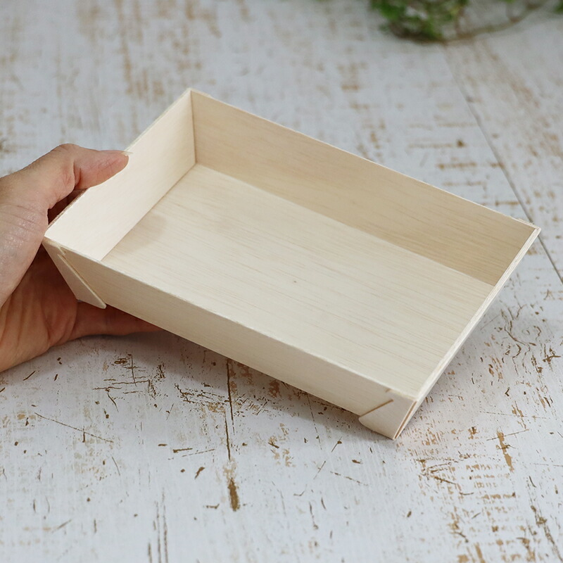 楽天市場】木製 薄板 容器 ファルカタ エコウッド容器 足付き折箱 FA