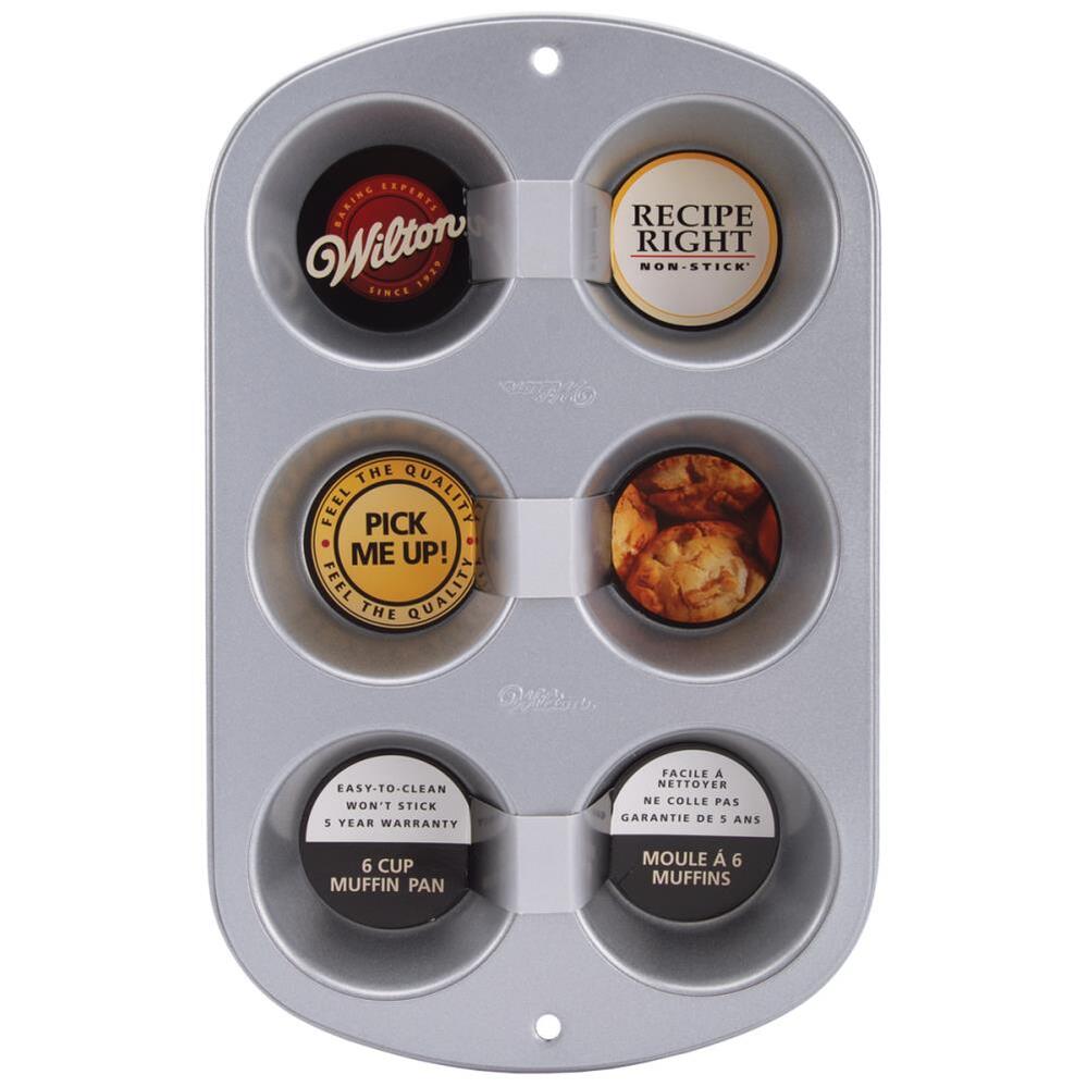 WILTON (ウィルトン) 6カップ マフィンパン 2105-953 焼き型 型 6個 ノンスリック加工済 カップケーキ マフィン 型 クリスマス バレンタイン ケーキ型 型