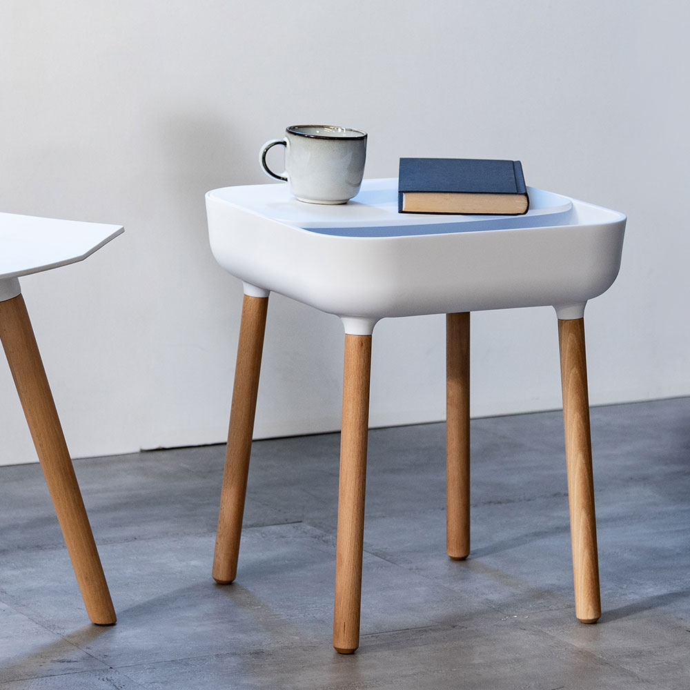 楽天市場】☆500円クーポン有☆ 'サイドテーブル グレー 灰色 テーブル