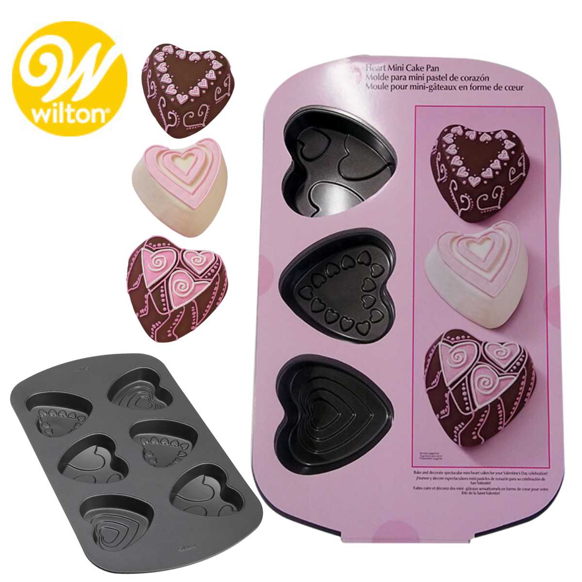 楽天市場】Black ブラック ハート 型 マフィン マドレーヌ 焼き型