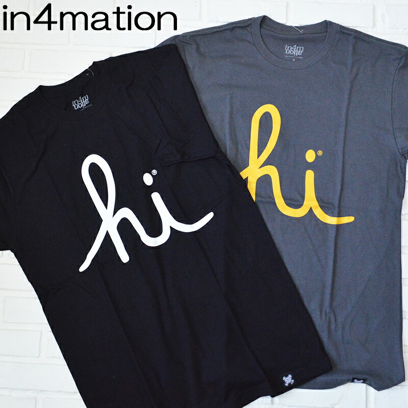 in4mation　 in4mation HI TEE インフォメーションメンズTシャツ Hawaii ハワイ雑貨 ハワイアン ハワイ買い付け　ハワイ限定　ハワイアン雑貨