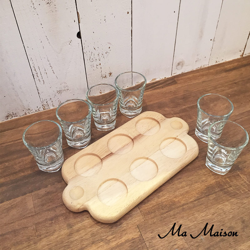 Ulu Hawaii Rakuten Global Market Wooden Shot Glass Tray Wooden Shot Glass Tray W 6