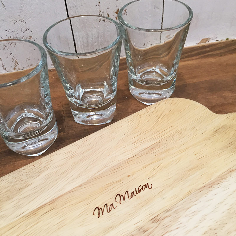 Ulu Hawaii Rakuten Global Market Wooden Shot Glass Tray Wooden Shot Glass Tray W 6