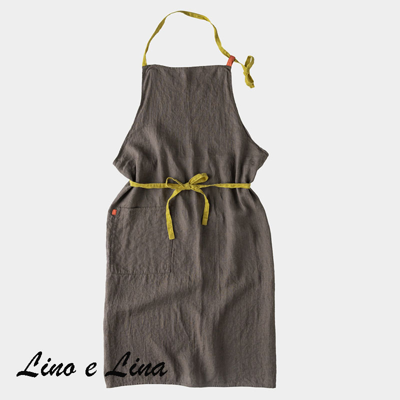 楽天市場】lino e lina リーノエリーナ リネンフルエプロン フル