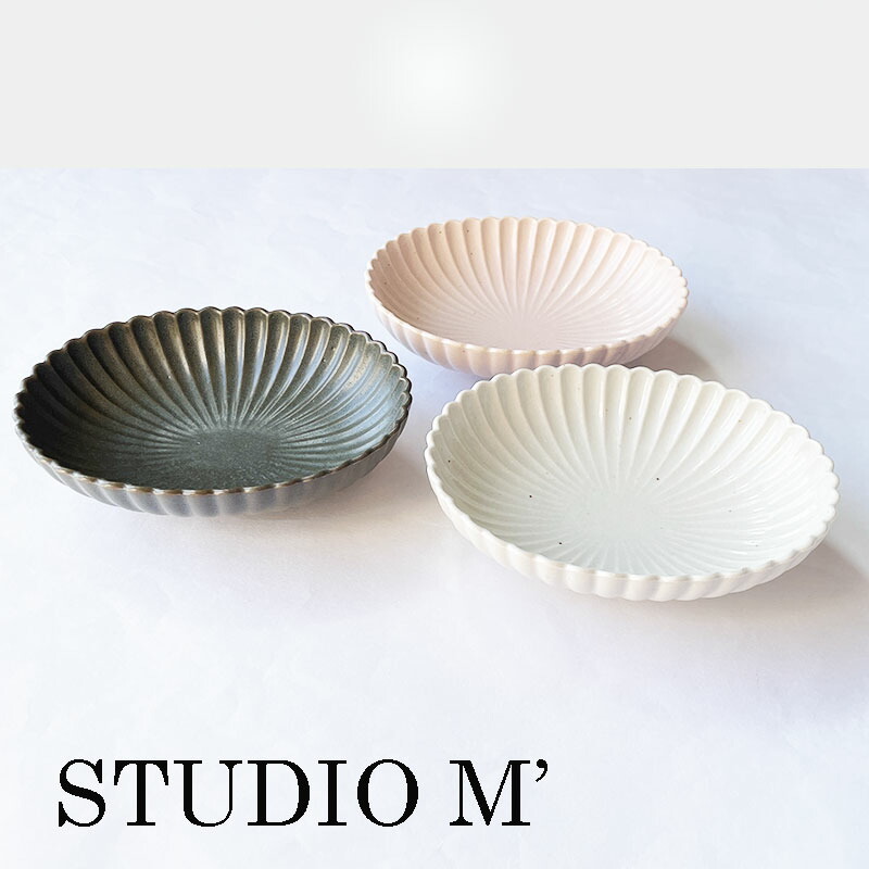 スタジオエム　studio m'　ボルデ31㎝角皿　4枚セット スタジオ エム :: ボルデ :: ボルデ 31cm角皿 - マルミツウェブストア