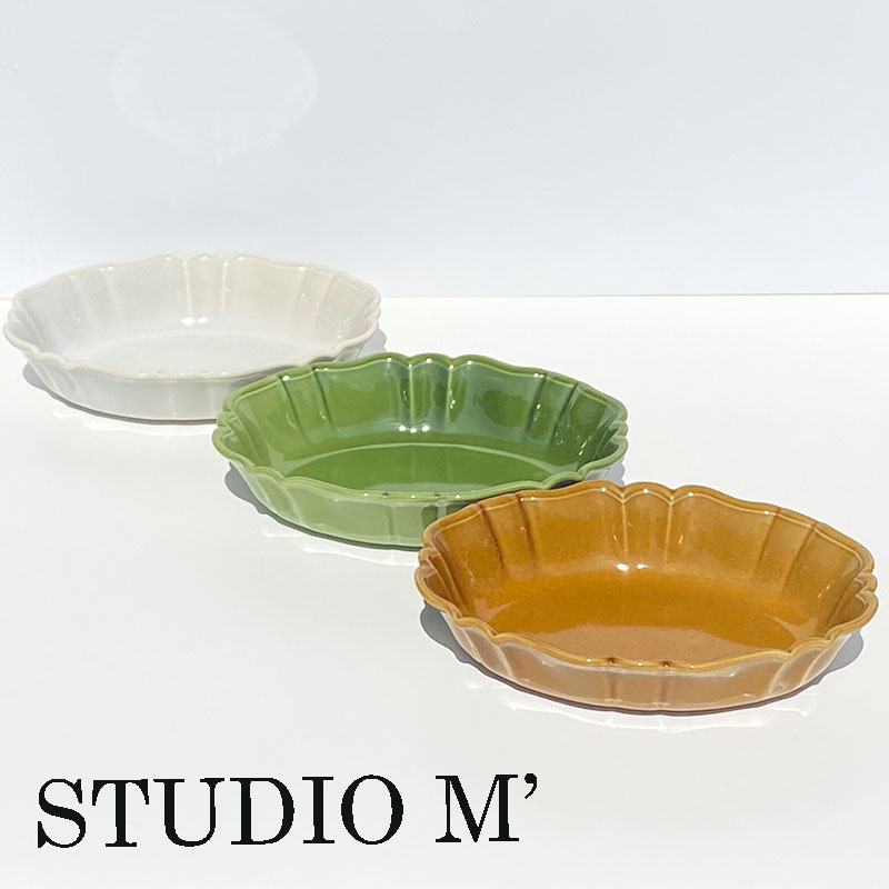 STUDIO M  スタジオエム  スタジオM  食器RAKOTT ラッコットクルンプリ　オーブン料理　グラタン皿ギフト　プレゼント　お祝い