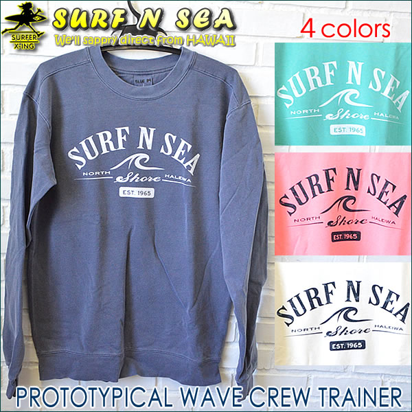 【SURF-N-SEA】【送料無料】【サーフアンドシー】 メンズ プロトタイプ・クルー・トレーナー SNS PROTOTYPICAL WAVE CREW 【サーフィンシー】【Hawaii】【ハワイ　雑貨】 【ハワイアン】ハワイアン雑貨