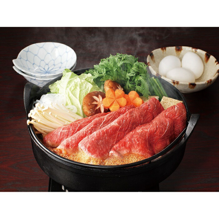 【父の日6/11-15お届け】 蔵王牛 すき焼用モモ 2025 ギフト 肉 5395円 冷凍 送料無料 メッセージカード 食品