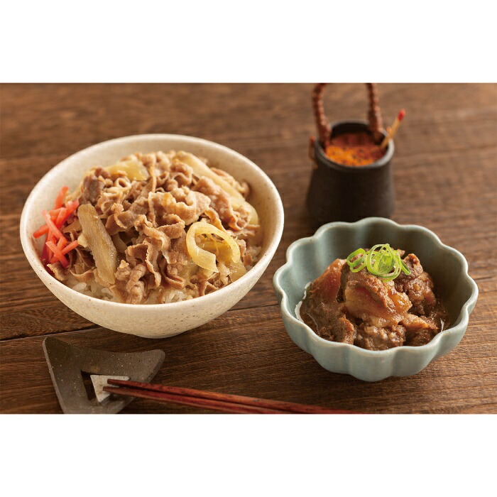 【父の日6/11-15お届け】 トンソン 日本料理寺田 寺田繁監修 国産牛の牛丼と牛すじ煮込み 2025 ギフト 和食 5395円 冷凍 送料無料 メッセージカード 食品