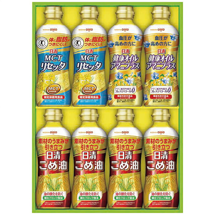 【マラソン期間ポイント2倍】日清オイリオ こめ油＆ヘルシーオイルギフト BPH-40 2026 ギフト オイル こめ油 5000円 送料無料 食品 [直送商品]