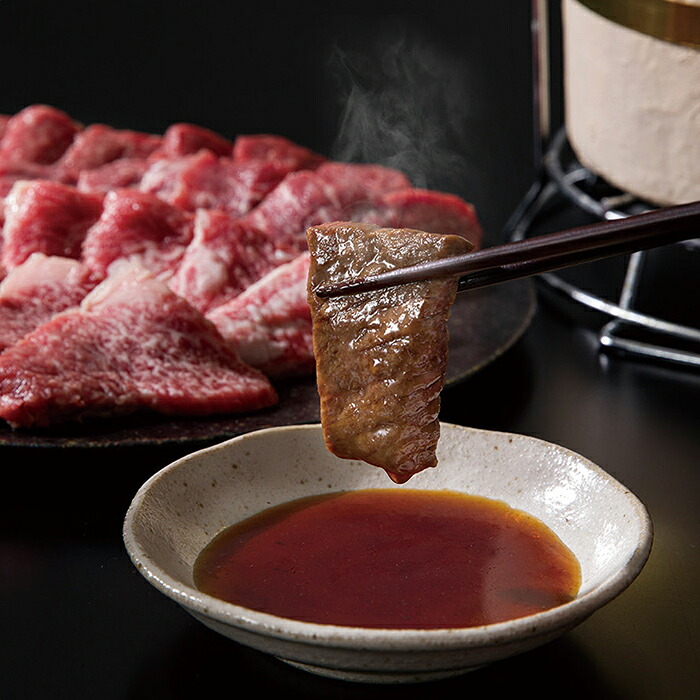 【マラソン期間ポイント2倍 7/19(日) 20時～】 萬野和牛 萬野和牛焼肉用モモバラ(約800g)＆だし醤油セット 2026 ギフト 肉 肉ギフト 柔らかい プレゼント 焼肉 牛肉 焼肉セット 13000円 冷凍 送料無料 食品 [直送商品]｜うまいる