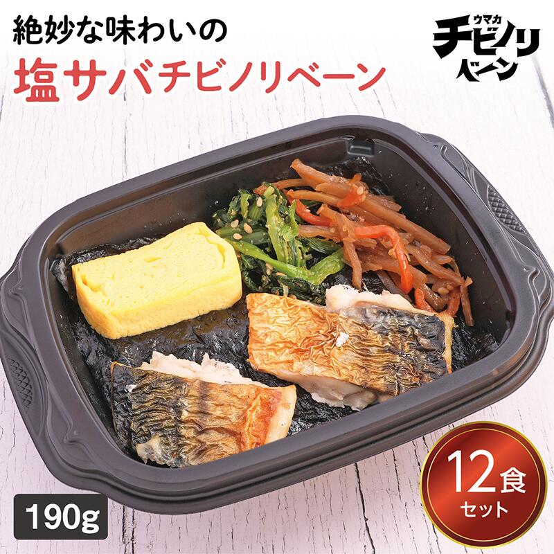 【ちいさな海苔弁 塩サバ12食セット】　冷凍食品 冷凍惣菜 惣菜 九州 ご当地 美味しい グルメ 和食 温めるだけ 海苔弁 簡単 レンチン 冷凍海苔弁 時短 保存 UMACA チビノリベーン