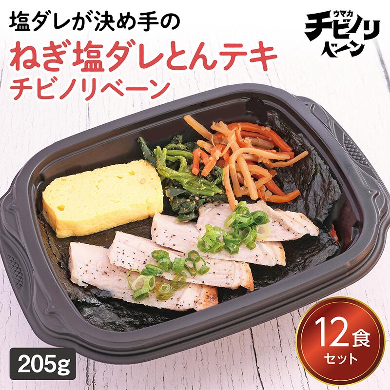 【ちいさな海苔弁 ねぎ塩ダレとんテキ12食セット】　冷凍食品 冷凍惣菜 惣菜 九州 ご当地 美味しい グルメ 和食 温めるだけ 海苔弁 簡単 レンチン 冷凍海苔弁 時短 保存 UMACA チビノリベーン