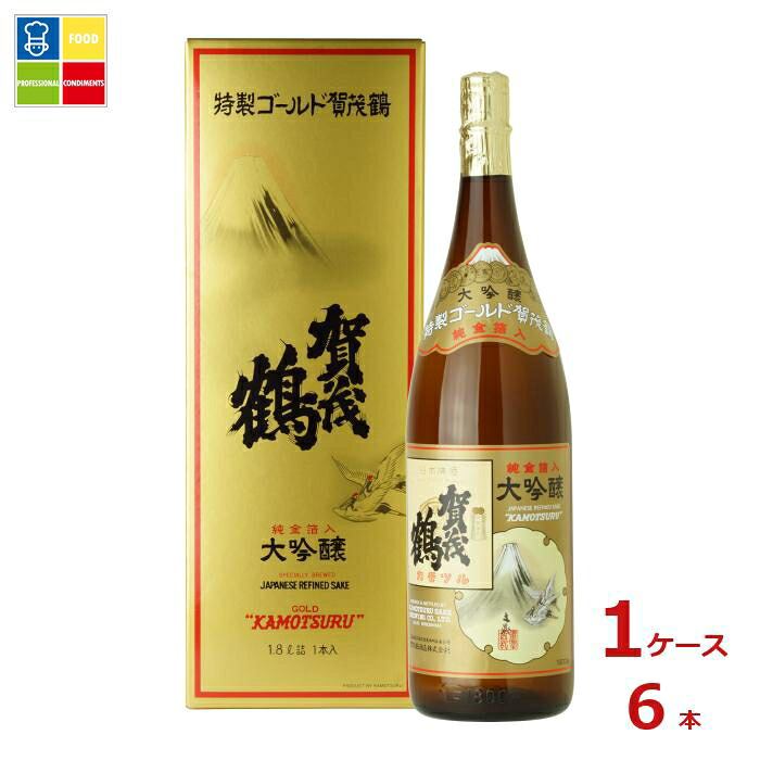 賀茂鶴 ゴールド賀茂鶴 GK-A1 1.8L瓶×1ケース（全6本）送料無料 19,877円