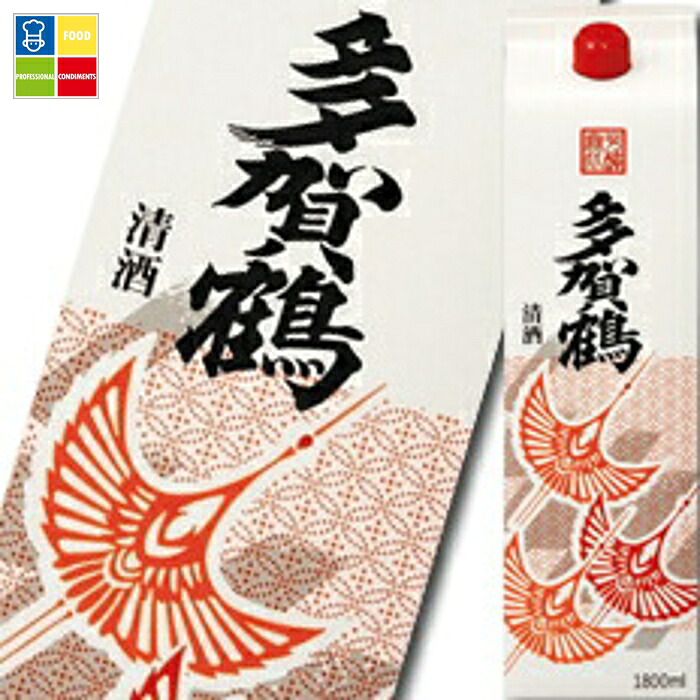 福徳長 多賀鶴 1.8Lパック×1ケース（全6本） 送料無料