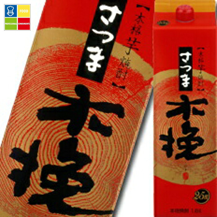 雲海酒造 25度本格芋焼酎 さつま木挽1.8Lパック&times;1ケース（全6本） 送料無料｜うまいもん屋業務用プロマーケット