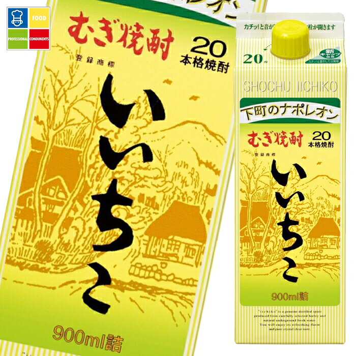 いいちこ 20度 900mlスリムパック×1ケース（全6本） 送料無料