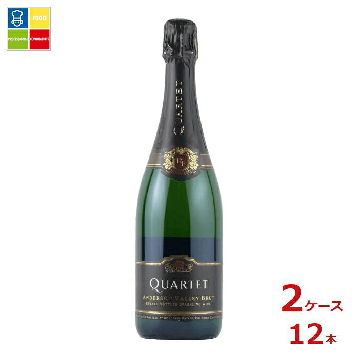 ロデレール エステート カルテット アンダーソン ヴァレー ブリュット750ml瓶×2ケース（全12本）送料無料