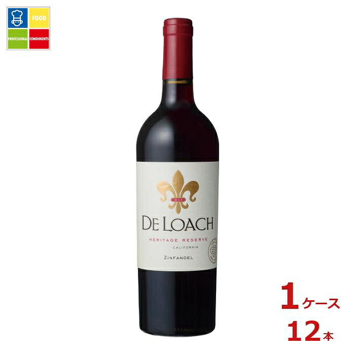 デ ローチ ジンファンデル 赤 2020 750ml瓶×1ケース（全12本） 送料無料
