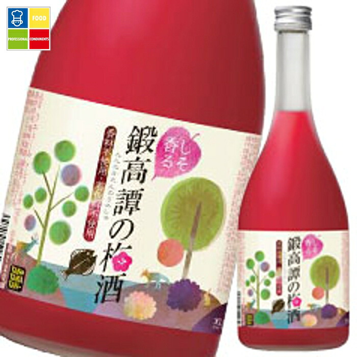 合同 12％ 鍛高譚の梅酒720ml瓶×2ケース（全12本） 送料無料