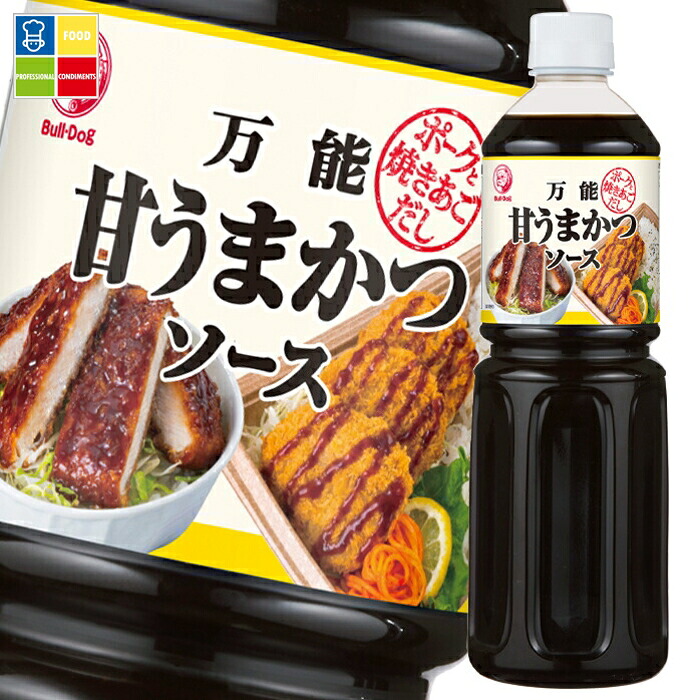 先着限りクーポン付 ブルドックソース ブルドック 万能甘うまかつソース1190g×2ケース（全12本） 送料無料【co】