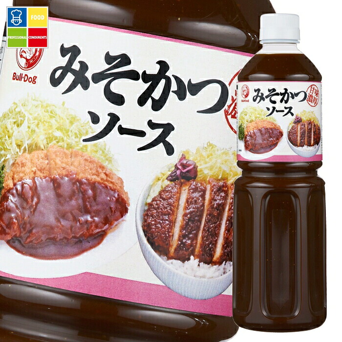 先着限りクーポン付 ブルドックソース ブルドック みそかつソース1170g×2ケース（全12本） 送料無料【co】
