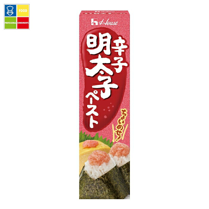 ハウス 辛子明太子ペースト40g×1ケース（全60本） 送料無料